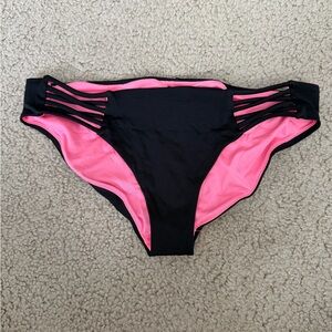 VS PINK Black Bikini Bottom S
